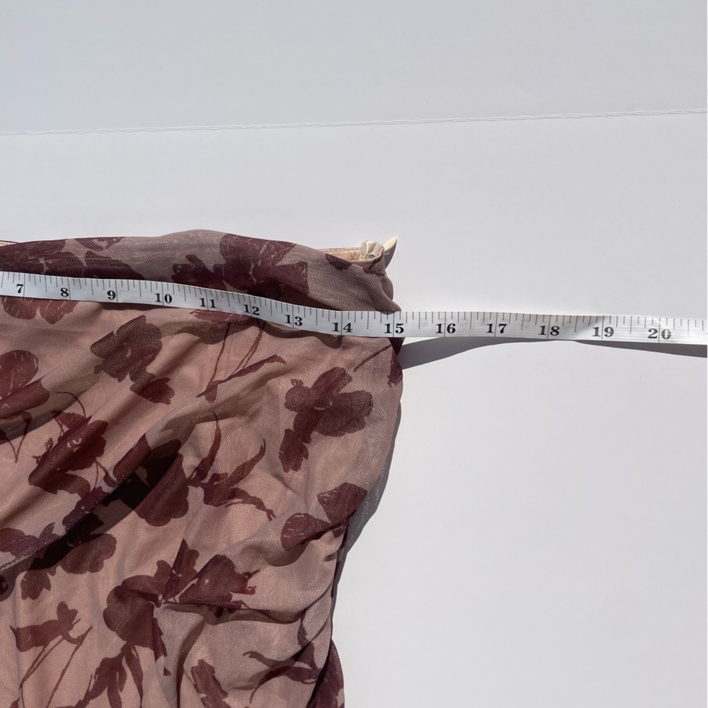 NWT Princess Polly Floral Mesh Mini Skirt - Picture 7 of 7